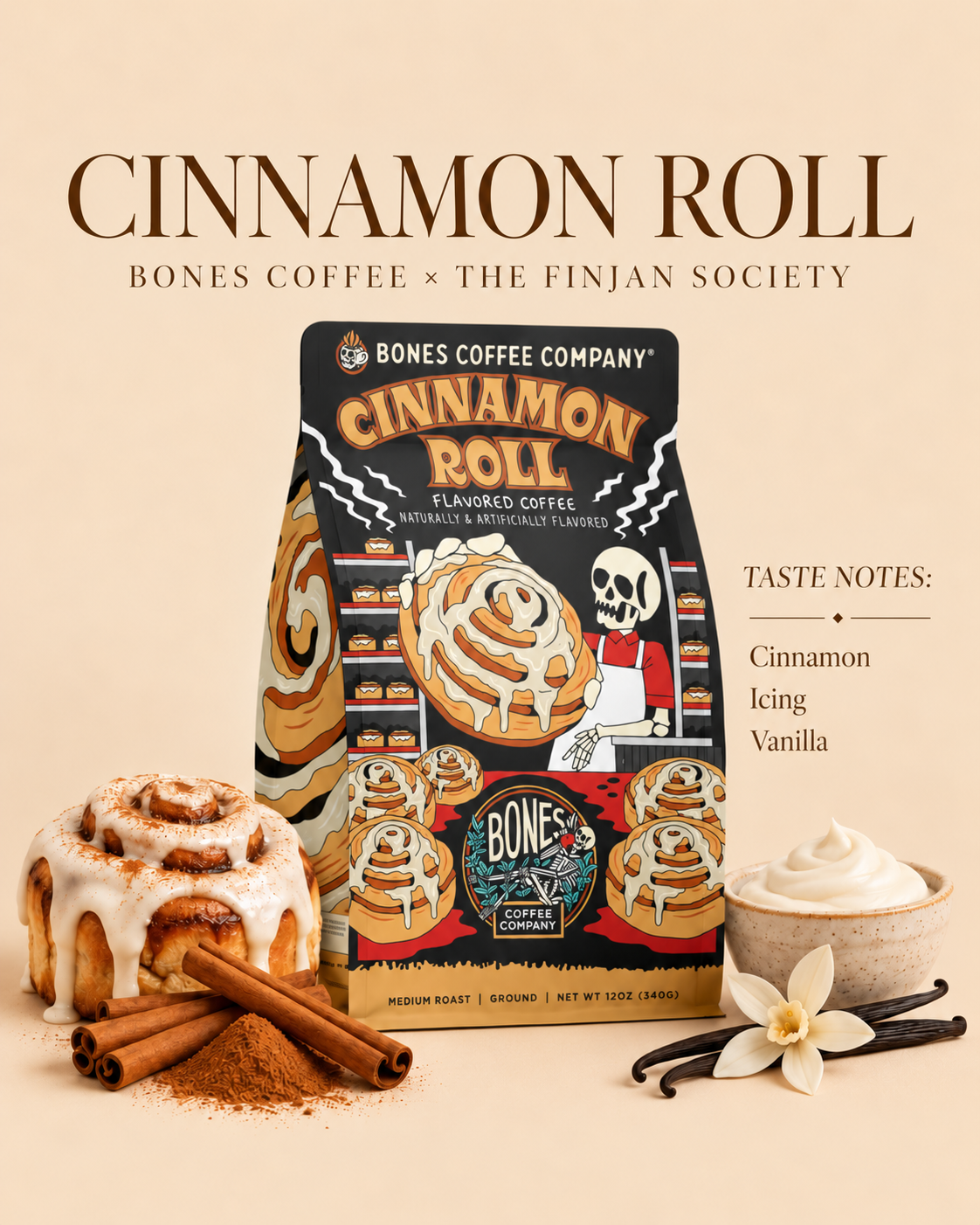 Cinnamon Roll 340G — TheFinjanSociety